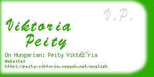 viktoria peity business card